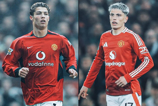 Garnacho chỉ còn cách kỷ lục của Ronaldo đúng 1 lần góp dấu giày