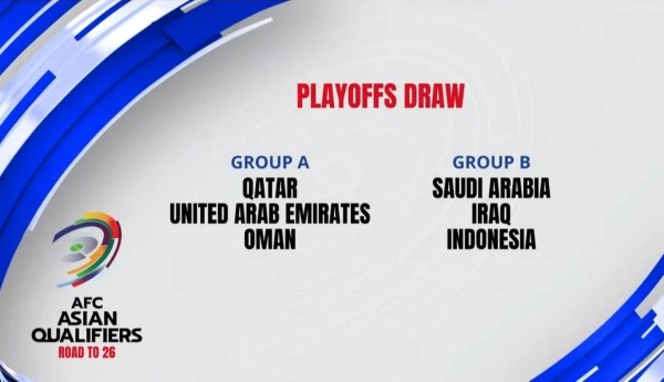 Tuyển Indonesia cạnh tranh với Saudi Arabia và Iraq.