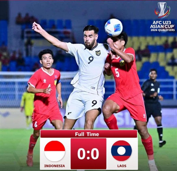Với trận hòa này, U23 Indonesia sẽ rất khó khăn để giành vé đi tiếp ở bảng J